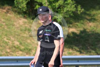 World © Octane Photographic Ltd. FIA Formula 3 (F3) – Hungarian GP – Trackwalk. MP Motorsport - Simo Laaksonen. Hungaroring, Budapest, Hungary. Thursday 1st August 2019.