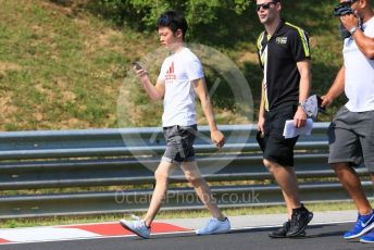 World © Octane Photographic Ltd. FIA Formula 3 (F3) – Hungarian GP – Trackwalk. Carlin Buzz Racing - Teppei Natori. Hungaroring, Budapest, Hungary. Thursday 1st August 2019.