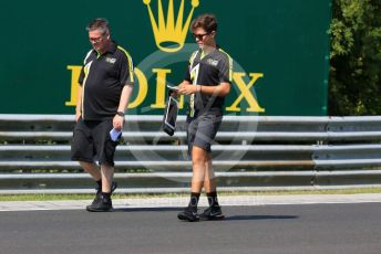 World © Octane Photographic Ltd. FIA Formula 3 (F3) – Hungarian GP – Trackwalk. Carlin Buzz Racing - Felipe Drugovich. Hungaroring, Budapest, Hungary. Thursday 1st August 2019.