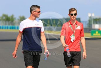 World © Octane Photographic Ltd. FIA Formula 2 (F2) – Hungarian GP - Trackwalk. Sauber Junior Team - Callum Ilott. Hungaroring, Budapest, Hungary. Thursday 1st August 2019.