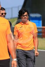 World © Octane Photographic Ltd. FIA Formula 2 (F2) – Hungarian GP - Trackwalk. Campos Racing – Arjun Maini. Hungaroring, Budapest, Hungary. Thursday 1st August 2019.