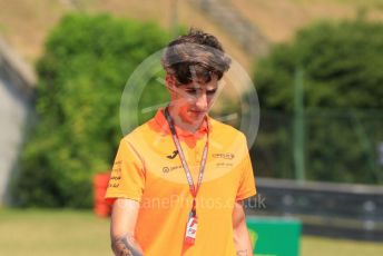 World © Octane Photographic Ltd. FIA Formula 3 (F3) – Hungarian GP – Trackwalk. Campos Racing - Sebastian Fernandez. Hungaroring, Budapest, Hungary. Thursday 1st August 2019.