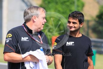 World © Octane Photographic Ltd. FIA Formula 2 (F2) – Hungarian GP - Trackwalk. MP Motorsport - Mahaveer Raghunathan. Hungaroring, Budapest, Hungary. Thursday 1st August 2019.
