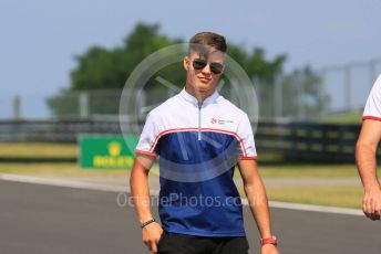 World © Octane Photographic Ltd. FIA Formula 3 (F3) – Hungarian GP – Trackwalk. Sauber Junior Team by Charouz - Lirim Zendeli. Hungaroring, Budapest, Hungary. Thursday 1st August 2019.