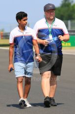 World © Octane Photographic Ltd. FIA Formula 3 (F3) – Hungarian GP – Trackwalk. Sauber Junior Team by Charouz - Raoul Hyman. Hungaroring, Budapest, Hungary. Thursday 1st August 2019.
