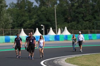 World © Octane Photographic Ltd. FIA Formula 2 (F2) – Hungarian GP - Trackwalk. BWT Arden - Tatiana Calderon. Hungaroring, Budapest, Hungary. Thursday 1st August 2019.