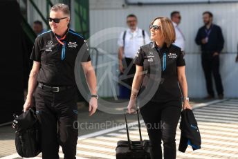World © Octane Photographic Ltd. Formula 1 - Hungarian GP - Paddock. Claire Williams - Deputy Team Principal of ROKiT Williams Racing. Hungaroring, Budapest, Hungary. Saturday 3rd August 2019.