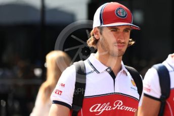 World © Octane Photographic Ltd. Formula 1 – Hungarian GP - Paddock. Alfa Romeo Racing C38 – Antonio Giovinazzi. Hungaroring, Budapest, Hungary. Saturday 3rd August 2019.
