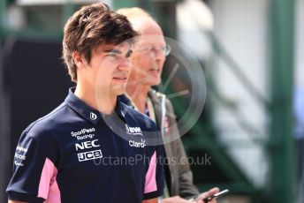 World © Octane Photographic Ltd. Formula 1 – Hungarian GP - Paddock. SportPesa Racing Point RP19 – Lance Stroll. Hungaroring, Budapest, Hungary. Saturday 3rd August 2019.