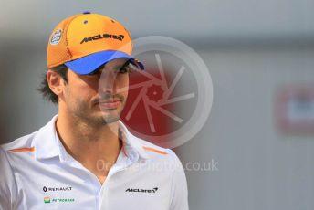World © Octane Photographic Ltd. Formula 1 – Hungarian GP - Paddock. McLaren MCL34 – Carlos Sainz. Hungaroring, Budapest, Hungary. Saturday 3rd August 2019.