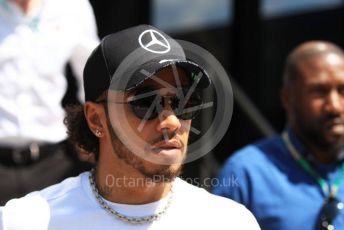 World © Octane Photographic Ltd. Formula 1 – Hungarian GP - Paddock. Mercedes AMG Petronas Motorsport AMG F1 W10 EQ Power+ - Lewis Hamilton. Hungaroring, Budapest, Hungary. Sunday 4th August 2019.