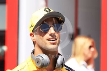 World © Octane Photographic Ltd. Formula 1 – Hungarian GP - Paddock. Renault Sport F1 Team RS19 – Daniel Ricciardo. Hungaroring, Budapest, Hungary. Sunday 4th August 2019.