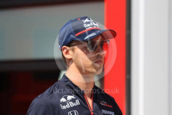 World © Octane Photographic Ltd. Formula 1 – Hungarian GP - Paddock. Scuderia Toro Rosso STR14 – Daniil Kvyat. Hungaroring, Budapest, Hungary. Sunday 4th August 2019.
