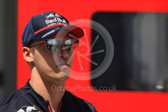 World © Octane Photographic Ltd. Formula 1 – Hungarian GP - Paddock. Scuderia Toro Rosso STR14 – Daniil Kvyat. Hungaroring, Budapest, Hungary. Sunday 4th August 2019.