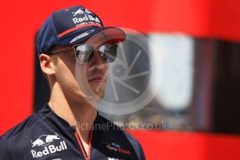 World © Octane Photographic Ltd. Formula 1 – Hungarian GP - Paddock. Scuderia Toro Rosso STR14 – Daniil Kvyat. Hungaroring, Budapest, Hungary. Sunday 4th August 2019.