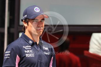 World © Octane Photographic Ltd. Formula 1 – Hungarian GP - Paddock. SportPesa Racing Point RP19 – Lance Stroll. Hungaroring, Budapest, Hungary. Sunday 4th August 2019.