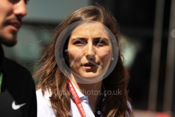 World © Octane Photographic Ltd. Formula 1 - Hungarian GP - Paddock. Tatiana Calderon - Development Driver Alfa Romeo Racing. Hungaroring, Budapest, Hungary. Sunday 4th August 2019.