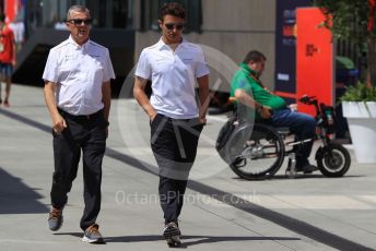 World © Octane Photographic Ltd. Formula 1 – Hungarian GP - Paddock. McLaren MCL34 – Lando Norris. Hungaroring, Budapest, Hungary. Sunday 4th August 2019.