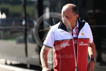 World © Octane Photographic Ltd. Formula 1 - Hungarian GP - Paddock. Frederic Vasseur – Team Principal and CEO of Sauber Motorsport AG. Hungaroring, Budapest, Hungary. Sunday 4th August 2019.