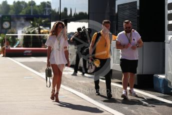 World © Octane Photographic Ltd. Formula 1 - Hungarian GP - Paddock. Elge Ruskyte - Girlfriend of Nico Hulkenberg. Hungaroring, Budapest, Hungary. Sunday 4th August 2019.