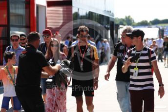 World © Octane Photographic Ltd. Formula 1 – Hungarian GP - Paddock. Renault Sport F1 Team RS19 – Daniel Ricciardo. Hungaroring, Budapest, Hungary. Sunday 4th August 2019.