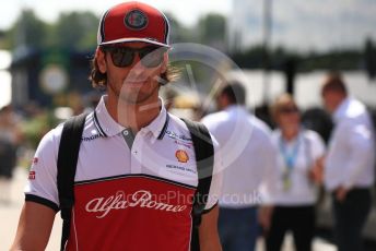 World © Octane Photographic Ltd. Formula 1 – Hungarian GP - Paddock. Alfa Romeo Racing C38 – Antonio Giovinazzi. Hungaroring, Budapest, Hungary. Sunday 4th August 2019.