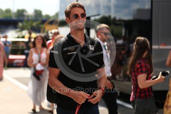 World © Octane Photographic Ltd. Formula 1 – Hungarian GP - Paddock. Rich Energy Haas F1 Team VF19 – Romain Grosjean. Hungaroring, Budapest, Hungary. Sunday 4th August 2019.