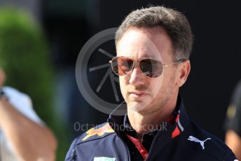 World © Octane Photographic Ltd. Formula 1 - Hungarian GP - Paddock. Christian Horner - Team Principal of Red Bull Racing. Hungaroring, Budapest, Hungary. Sunday 4th August 2019.