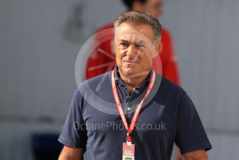 World © Octane Photographic Ltd. Formula 1 - Hungarian GP - Paddock. Jean Alesi. Hungaroring, Budapest, Hungary. Sunday 4th August 2019.