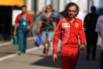 World © Octane Photographic Ltd. Formula 1 - Hungarian GP - Paddock. Laurent Mekies – Sporting Director of Scuderia Ferrari. Hungaroring, Budapest, Hungary. Sunday 4th August 2019.