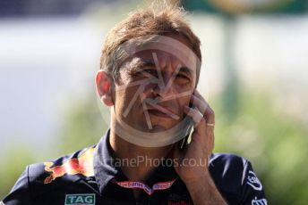 World © Octane Photographic Ltd. Formula 1 - Hungarian GP - Paddock. Pierre Wache – Technical Director at Red Bull Racing. Hungaroring, Budapest, Hungary. Sunday 4th August 2019.