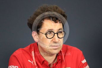 World © Octane Photographic Ltd. Formula 1 - Hungarian GP – Friday FIA Team Press Conference. Mattia Binotto – Team Principal of Scuderia Ferrari. Hungaroring, Budapest, Hungary. Friday 2nd August 2019.