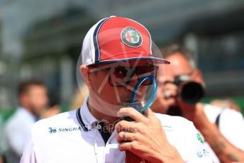 World © Octane Photographic Ltd. Formula 1 – Italian GP - Drivers Parade. Alfa Romeo Racing C38 – Kimi Raikkonen. Autodromo Nazionale Monza, Monza, Italy. Sunday 8th September 2019.