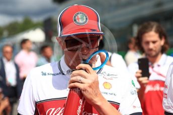 World © Octane Photographic Ltd. Formula 1 – Italian GP - Drivers Parade. Alfa Romeo Racing C38 – Kimi Raikkonen. Autodromo Nazionale Monza, Monza, Italy. Sunday 8th September 2019.