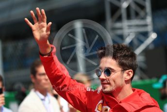 World © Octane Photographic Ltd. Formula 1 – Italian GP - Drivers Parade. Scuderia Ferrari SF90 – Charles Leclerc. Autodromo Nazionale Monza, Monza, Italy. Sunday 8th September 2019.