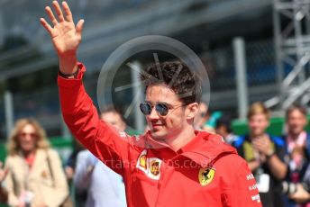 World © Octane Photographic Ltd. Formula 1 – Italian GP - Drivers Parade. Scuderia Ferrari SF90 – Charles Leclerc. Autodromo Nazionale Monza, Monza, Italy. Sunday 8th September 2019.