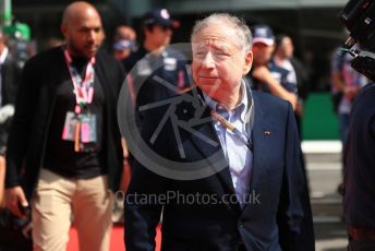 World © Octane Photographic Ltd. Formula 1 - Italian GP - Drivers Parade. Jean Todt – President of FIA. Autodromo Nazionale Monza, Monza, Italy. Sunday 8th September 2019.