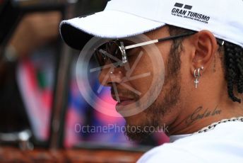 World © Octane Photographic Ltd. Formula 1 – Italian GP - Drivers Parade. Mercedes AMG Petronas Motorsport AMG F1 W10 EQ Power+ - Lewis Hamilton. Autodromo Nazionale Monza, Monza, Italy. Sunday 8th September 2019.