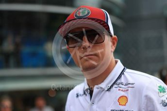 World © Octane Photographic Ltd. Formula 1 – Italian GP - Drivers Parade. Alfa Romeo Racing C38 – Kimi Raikkonen. Autodromo Nazionale Monza, Monza, Italy. Sunday 8th September 2019.