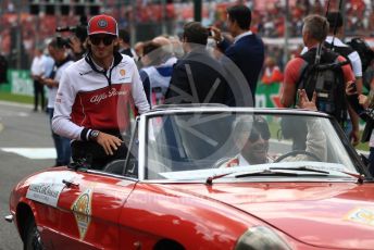 World © Octane Photographic Ltd. Formula 1 – Italian GP - Drivers Parade. Alfa Romeo Racing C38 – Antonio Giovinazzi. Autodromo Nazionale Monza, Monza, Italy. Sunday 8th September 2019.