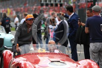 World © Octane Photographic Ltd. Formula 1 – Italian GP - Drivers Parade. McLaren MCL34 – Carlos Sainz. Autodromo Nazionale Monza, Monza, Italy. Sunday 8th September 2019.