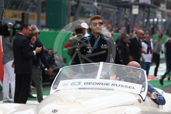 World © Octane Photographic Ltd. Formula 1 – Italian GP - Drivers Parade. ROKiT Williams Racing FW 42 – George Russell. Autodromo Nazionale Monza, Monza, Italy. Sunday 8th September 2019.