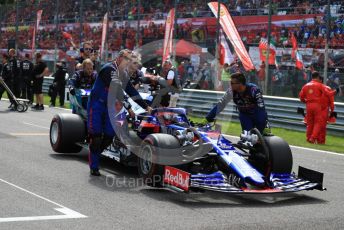 World © Octane Photographic Ltd. Formula 1 – Italian GP - Grid. Scuderia Toro Rosso STR14 – Daniil Kvyat. Autodromo Nazionale Monza, Monza, Italy. Sunday 8th September 2019.