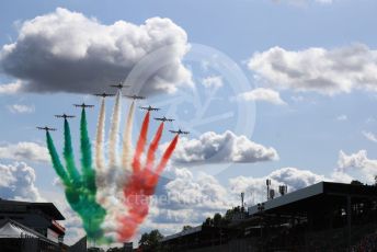 World © Octane Photographic Ltd. Formula 1 – Italian GP - Grid. Frecce Tricolori. Autodromo Nazionale Monza, Monza, Italy. Sunday 8th September 2019.