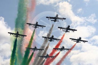 World © Octane Photographic Ltd. Formula 1 – Italian GP - Grid. Frecce Tricolori. Autodromo Nazionale Monza, Monza, Italy. Sunday 8th September 2019.