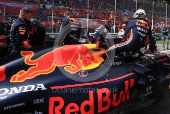 World © Octane Photographic Ltd. Formula 1 – Italian GP - Grid. Aston Martin Red Bull Racing RB15 – Max Verstappen. Autodromo Nazionale Monza, Monza, Italy. Sunday 8th September 2019.