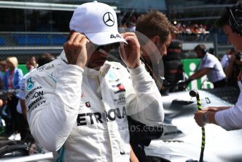 World © Octane Photographic Ltd. Formula 1 – Italian GP - Grid. Mercedes AMG Petronas Motorsport AMG F1 W10 EQ Power+ - Lewis Hamilton. Autodromo Nazionale Monza, Monza, Italy. Sunday 8th September 2019.