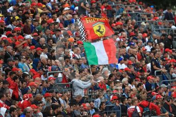 World © Octane Photographic Ltd. Formula 1 – Italian GP - Practice 2. Ferrari fan. Autodromo Nazionale Monza, Monza, Italy. Friday 6th September 2019.