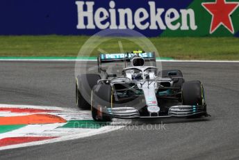 World © Octane Photographic Ltd. Formula 1 – Italian GP - Practice 2. Mercedes AMG Petronas Motorsport AMG F1 W10 EQ Power+ - Valtteri Bottas. Autodromo Nazionale Monza, Monza, Italy. Friday 6th September 2019.