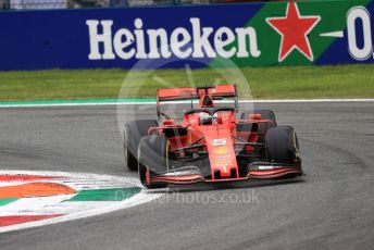 World © Octane Photographic Ltd. Formula 1 – Italian GP - Practice 2. Scuderia Ferrari SF90 – Sebastian Vettel. Autodromo Nazionale Monza, Monza, Italy. Friday 6th September 2019.